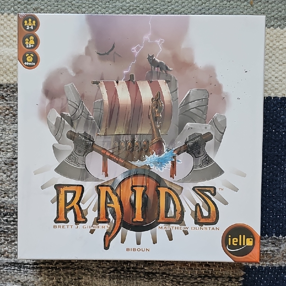 IELLO Raids Board Game NWT